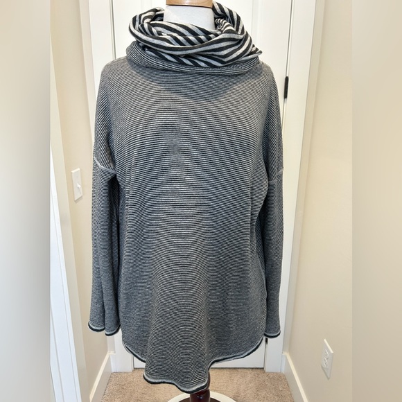 Gerties Tops - Gertie’s-Brands Reversible Cowl Neck All Cotton Tunic